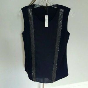 Women's J. Crew Navy Sleeveless Top